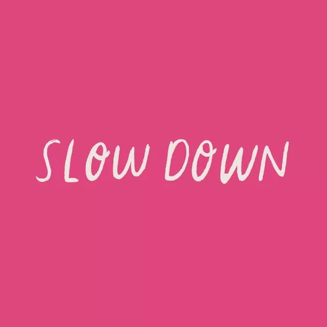 Servietten Slow Down pink