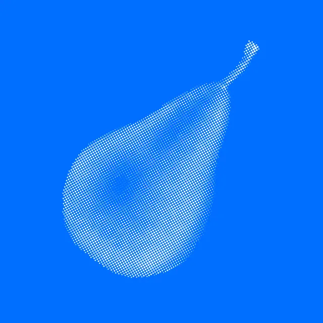 Tischset Punktierte Birne