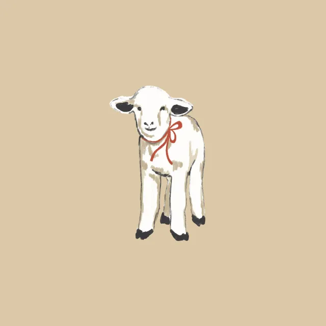 Tischset Landliebe Lämmchen