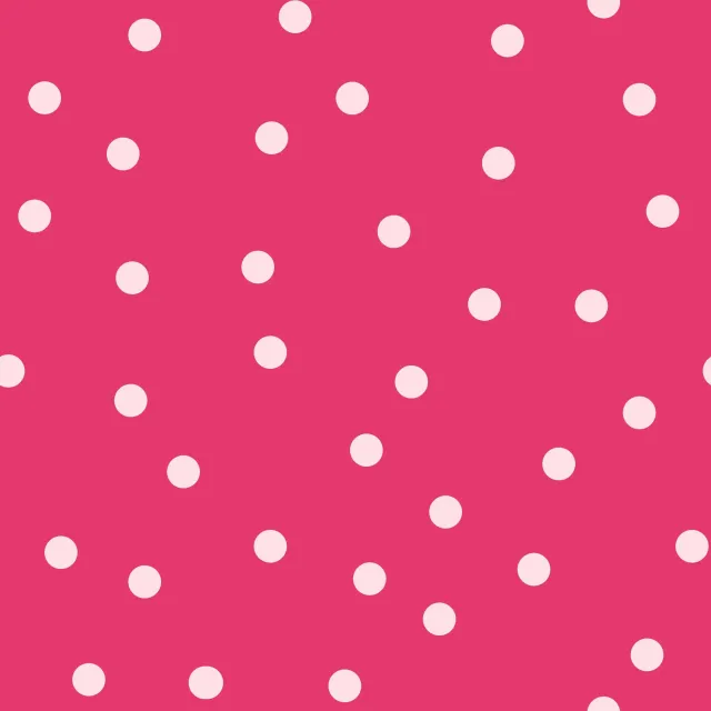 Kissen Punkte rosa auf pink