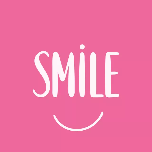 Geschirrtuch Smile pink