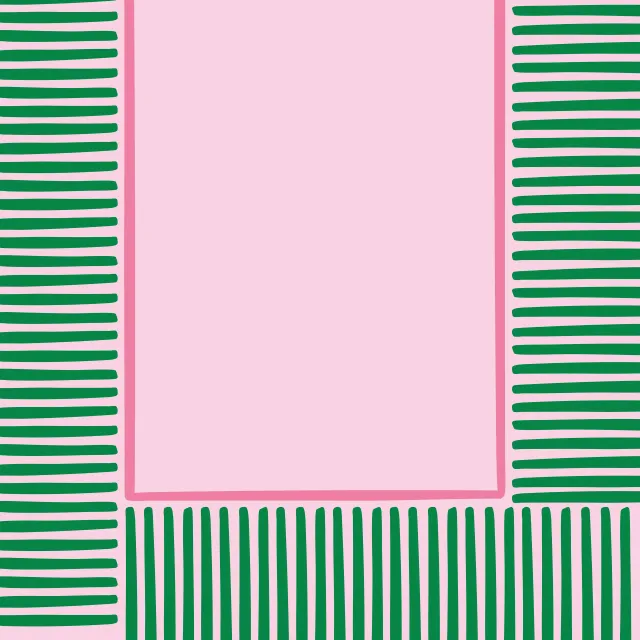 Bettwäsche Stripes Grün Rahmen