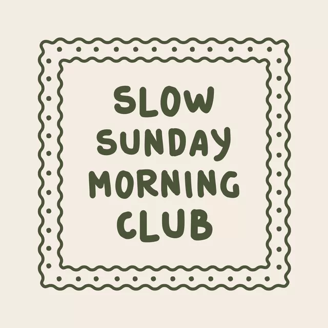 Kissen Slow Sunday Morning Club