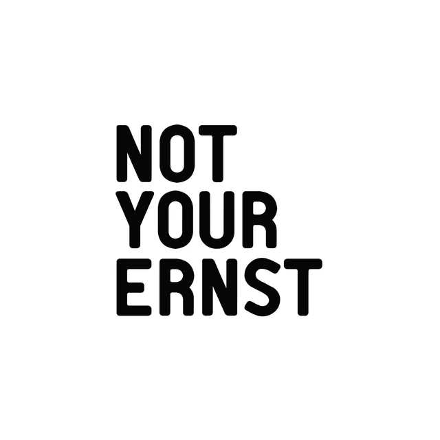 Geschirrtuch NOT YOUR ERNST