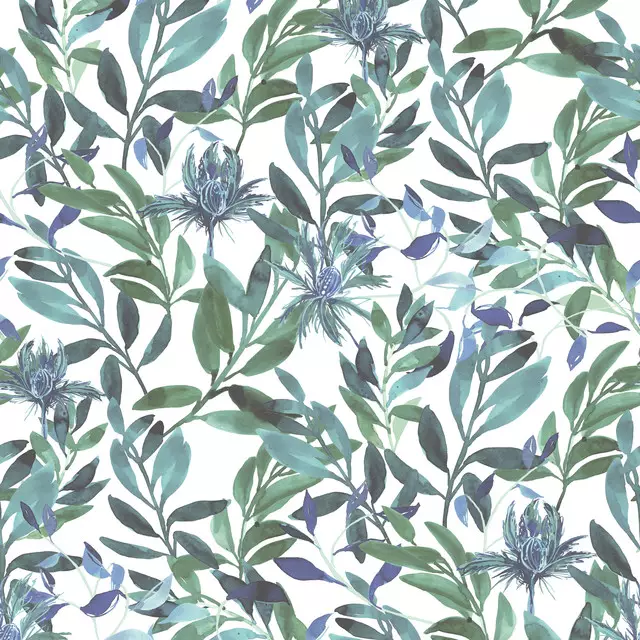 Bettwäsche Distel Watercolor