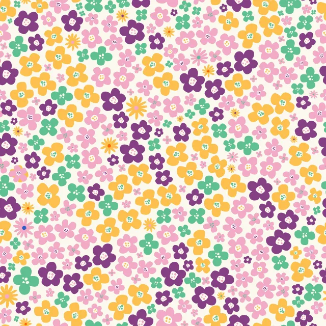 Bodenkissen Blumenmuster Magic