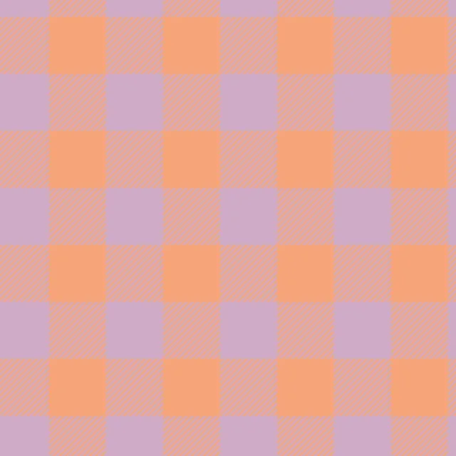 Bettwäsche Modern Gingham Soft Orange