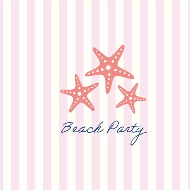 Tischset beach party - pink