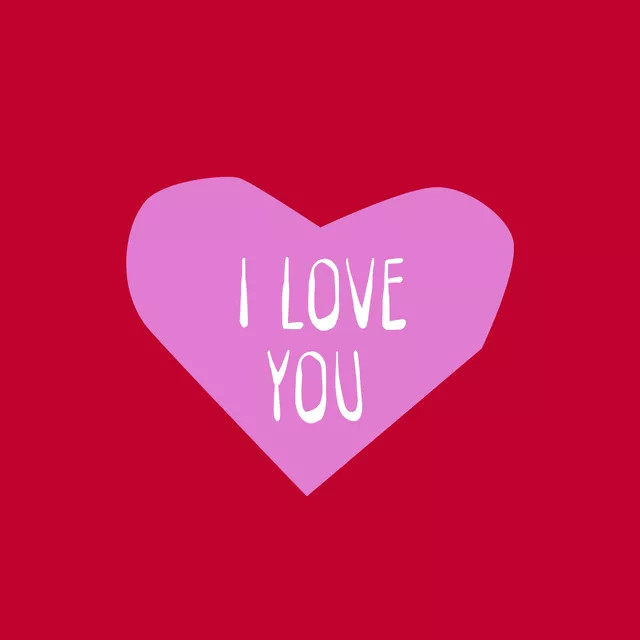 Kissen Valentinstag I love you Heart