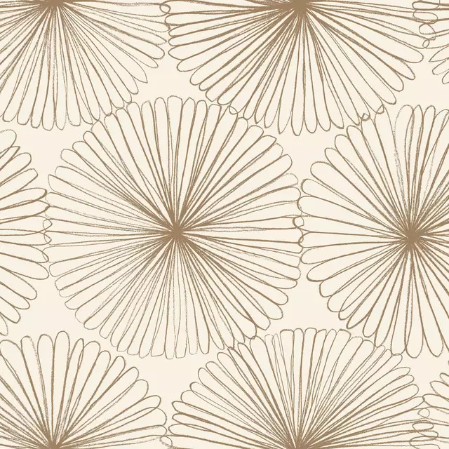 Tischläufer Flower Wheel beige