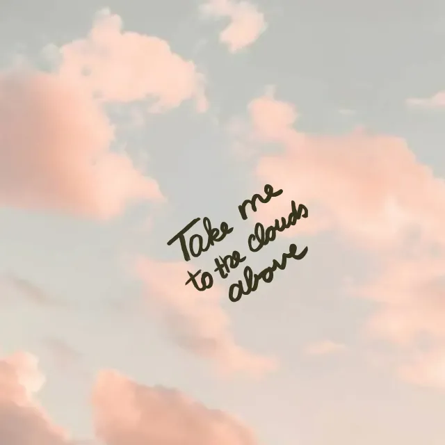 Tischset Take me to the clouds above