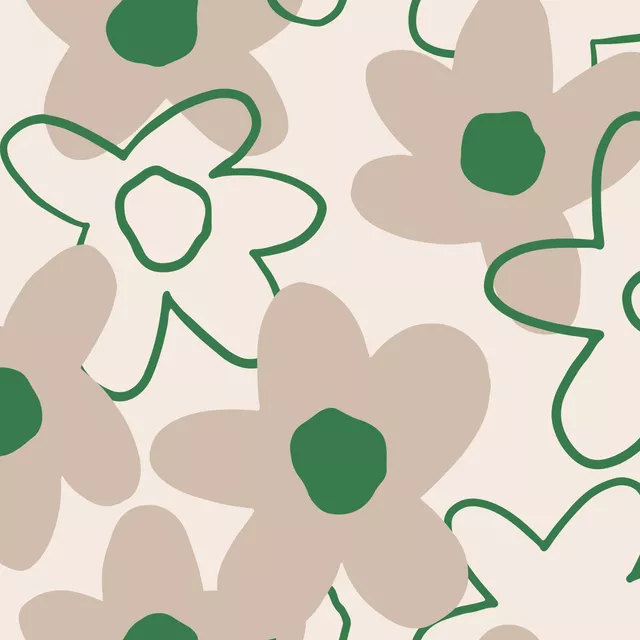 Kissen Spring Flower Pattern