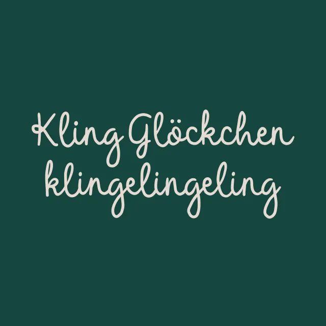 Kissen Kling Glöckchen grün