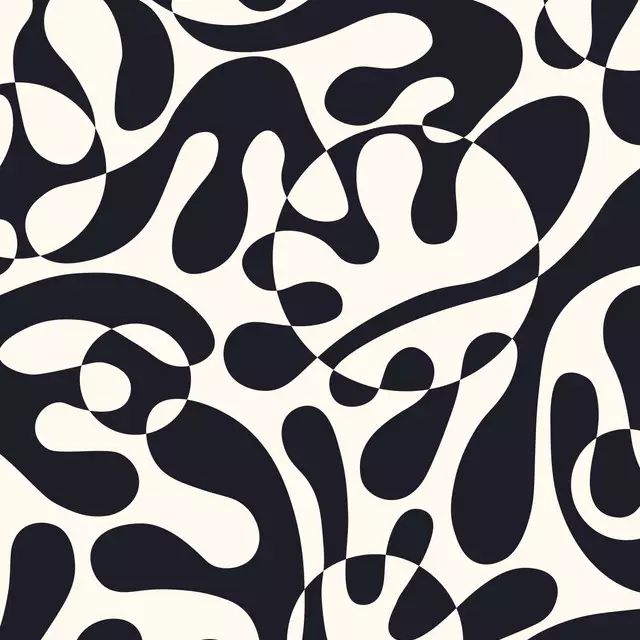 Bettwäsche Bubbles schwarz weiß