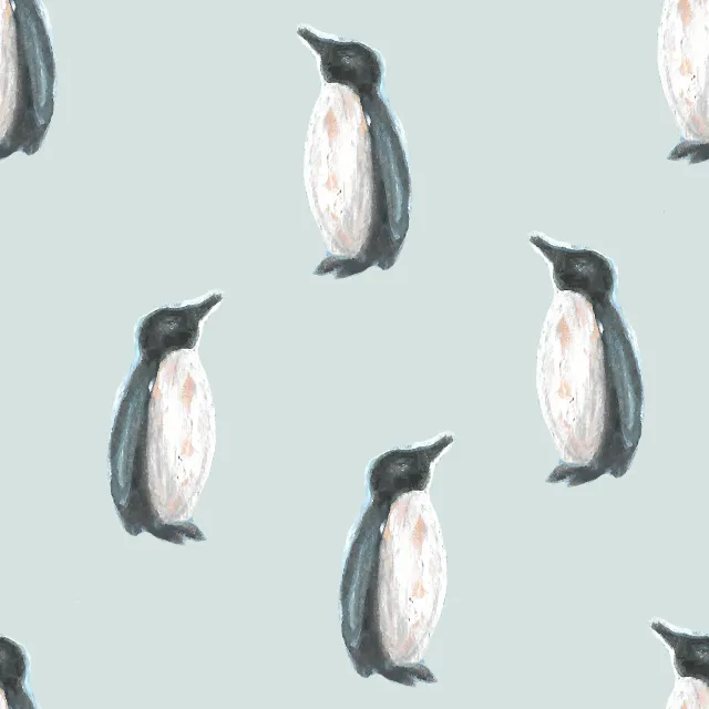 Raffrollo Little Penguins