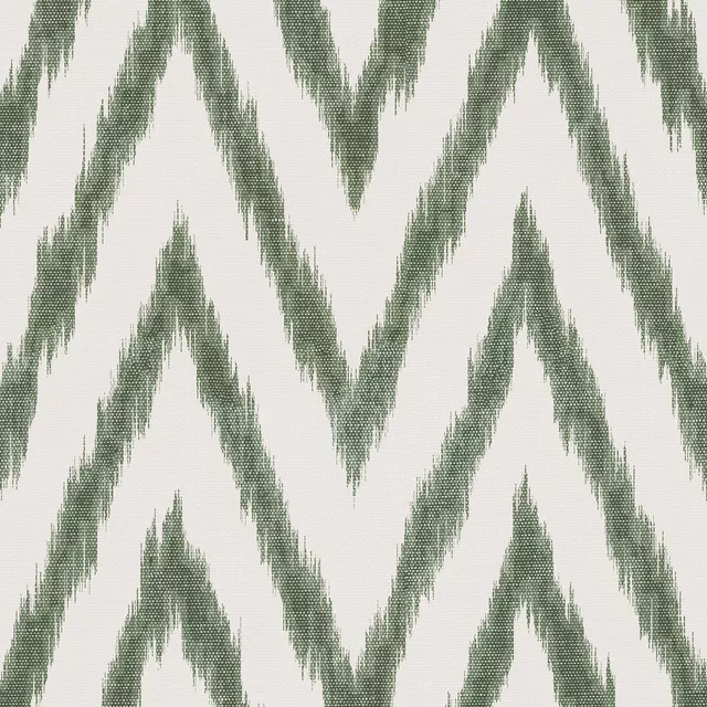 Kissen Ikat Green