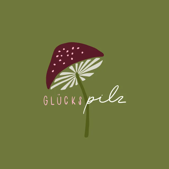 Servietten Glückspilz burgundy oliv