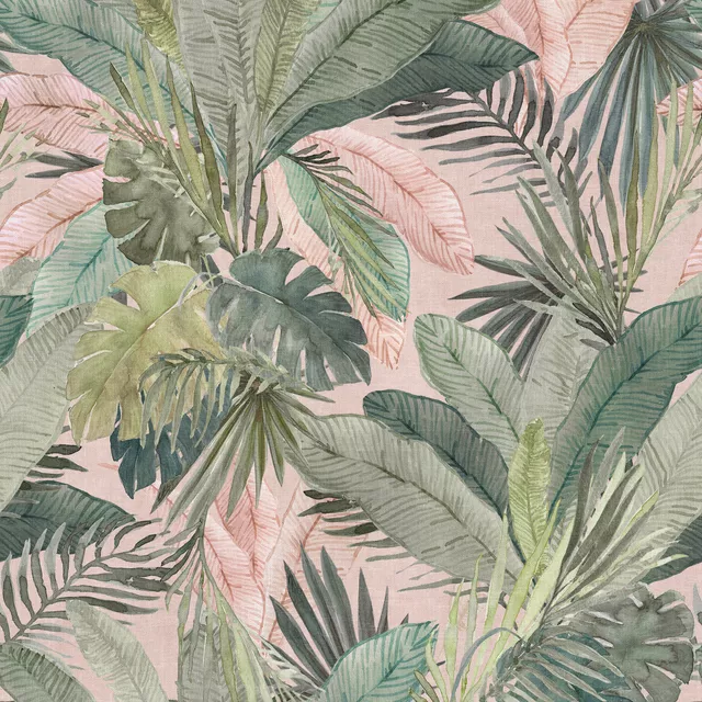 Kissen Tropical watercolour Palms