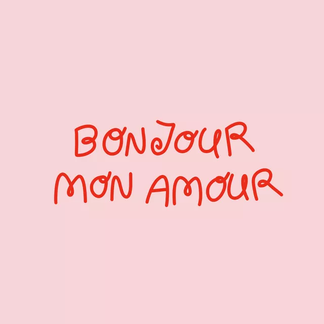 Kissen Bonjour Mon Amour