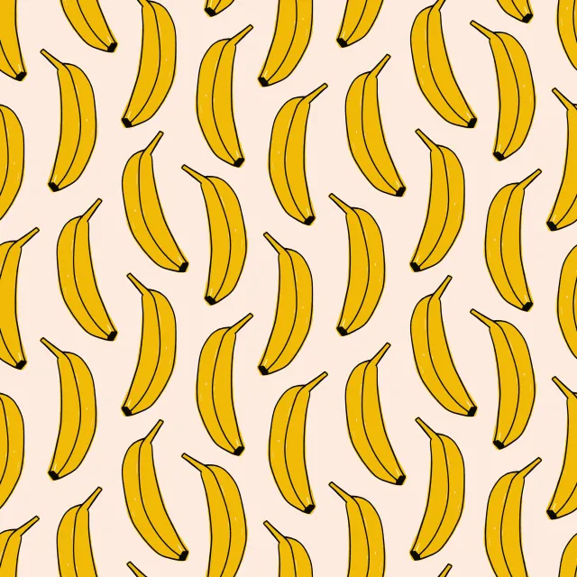 Bankauflage Banane Fruit Banana Muster