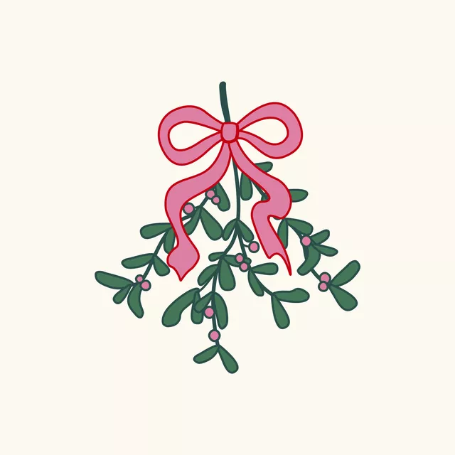Kissen Christmas Mistletoe