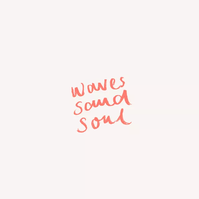 Kissen Waves Sand Soul bunt