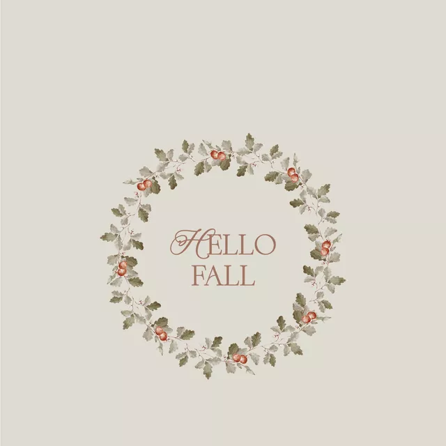 Servietten Cottage home Hello Fall