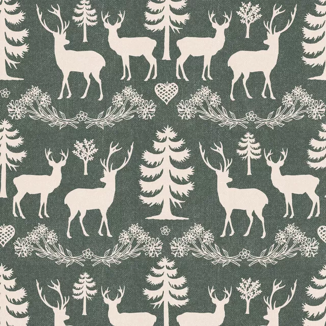 Kissen Nordic Woodland deer III