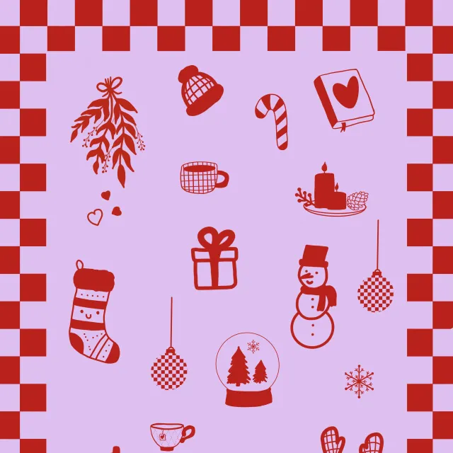 Geschirrtücher Red Winter Joy