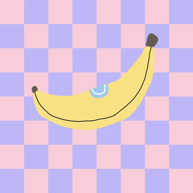 Sitzkissen Banana Vibes