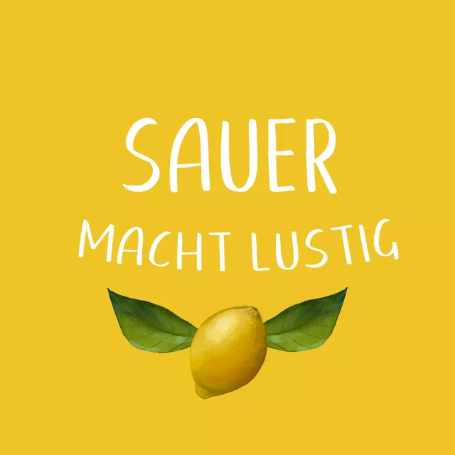 Kissen Sauer macht lustig