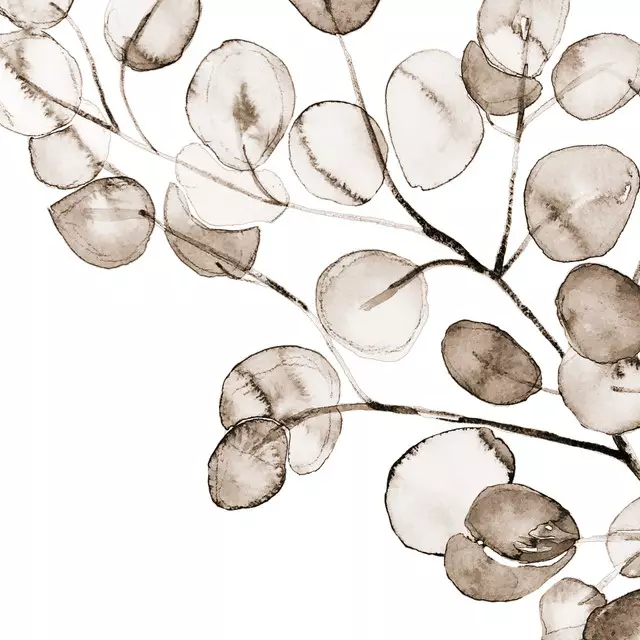 Kissen Eucalyptus Watercolor Beige