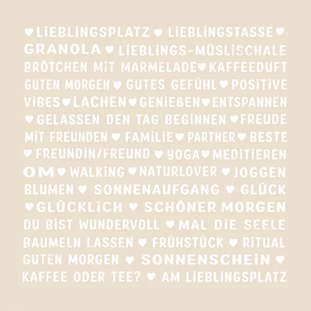 Servietten Entspannter Morgen