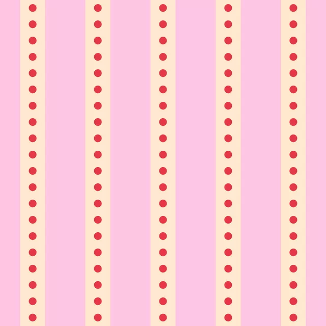 Kissen Streifen mit Dots