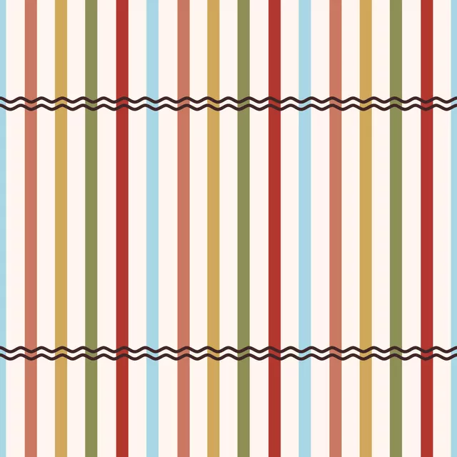 Kissen Striped Christmas