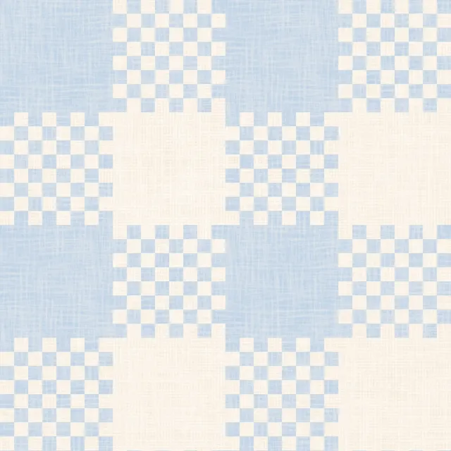 Bettwäsche Midsummer Karo Hellblau