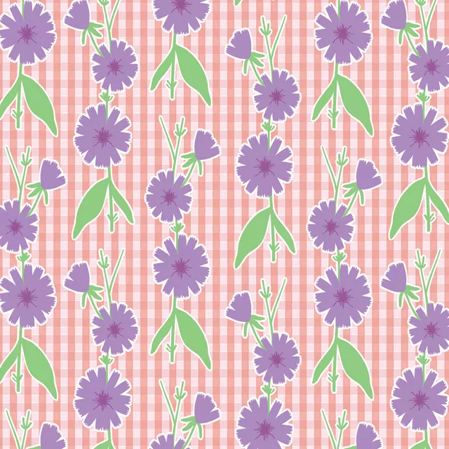 Sitzkissen Spring Kariert