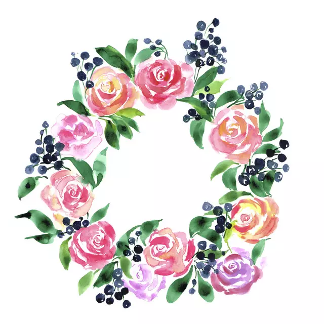 Servietten Rosenkranz