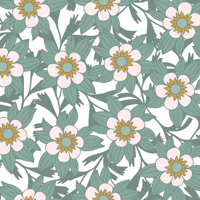 Kissen Emerald Green Floral