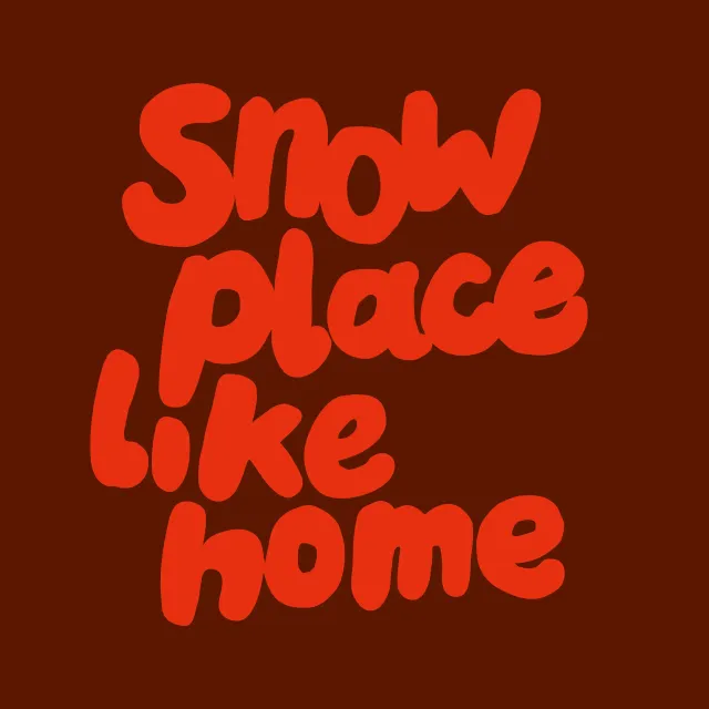 Kissen Snow Place Like Home 2