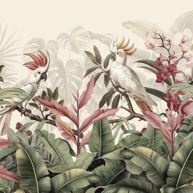 Kissen Tropical Birds Paradise