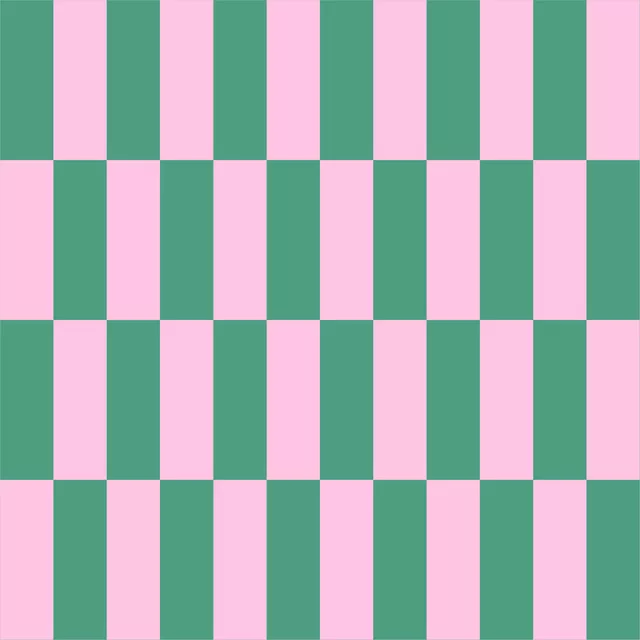 Tischläufer Color Blocks rosa minzgrün