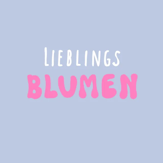Kissen Lieblings Blumen Blau