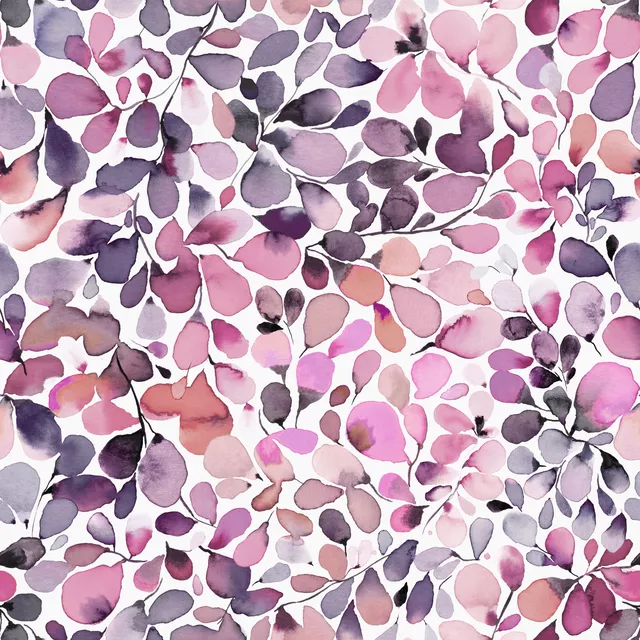 Kissen Eukalyptus Blätter Aquarell