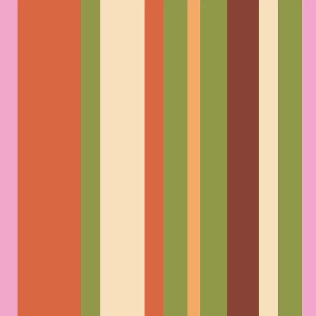 Kissen Bunte Streifen Herbstfarben