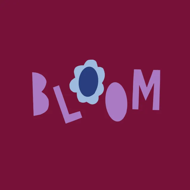 Servietten Bloom burgundy lila