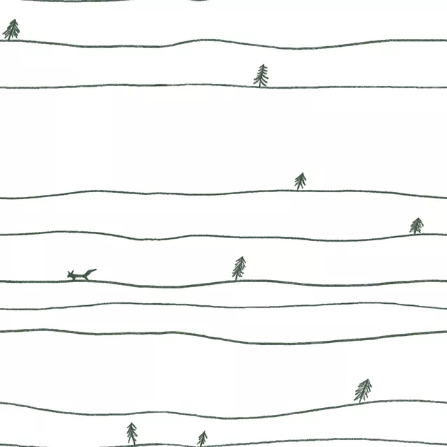 Tischdecke Stille Schneelandschaft