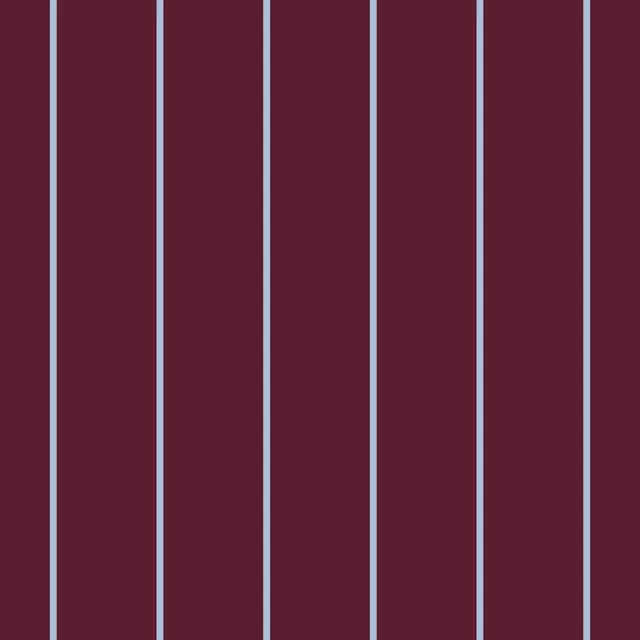 Kissen Nadelstreifen Weinrot Hellblau