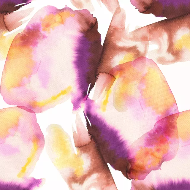 Kissen Abstrakt Landscape Sommer Ink