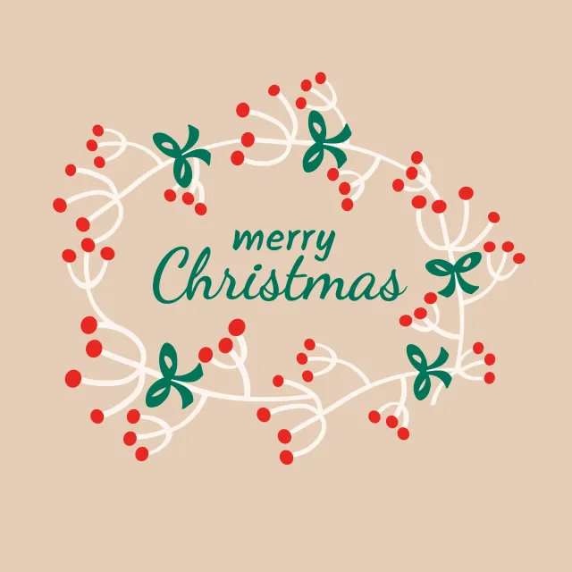 Kissen Merry Christmas Cinnamon